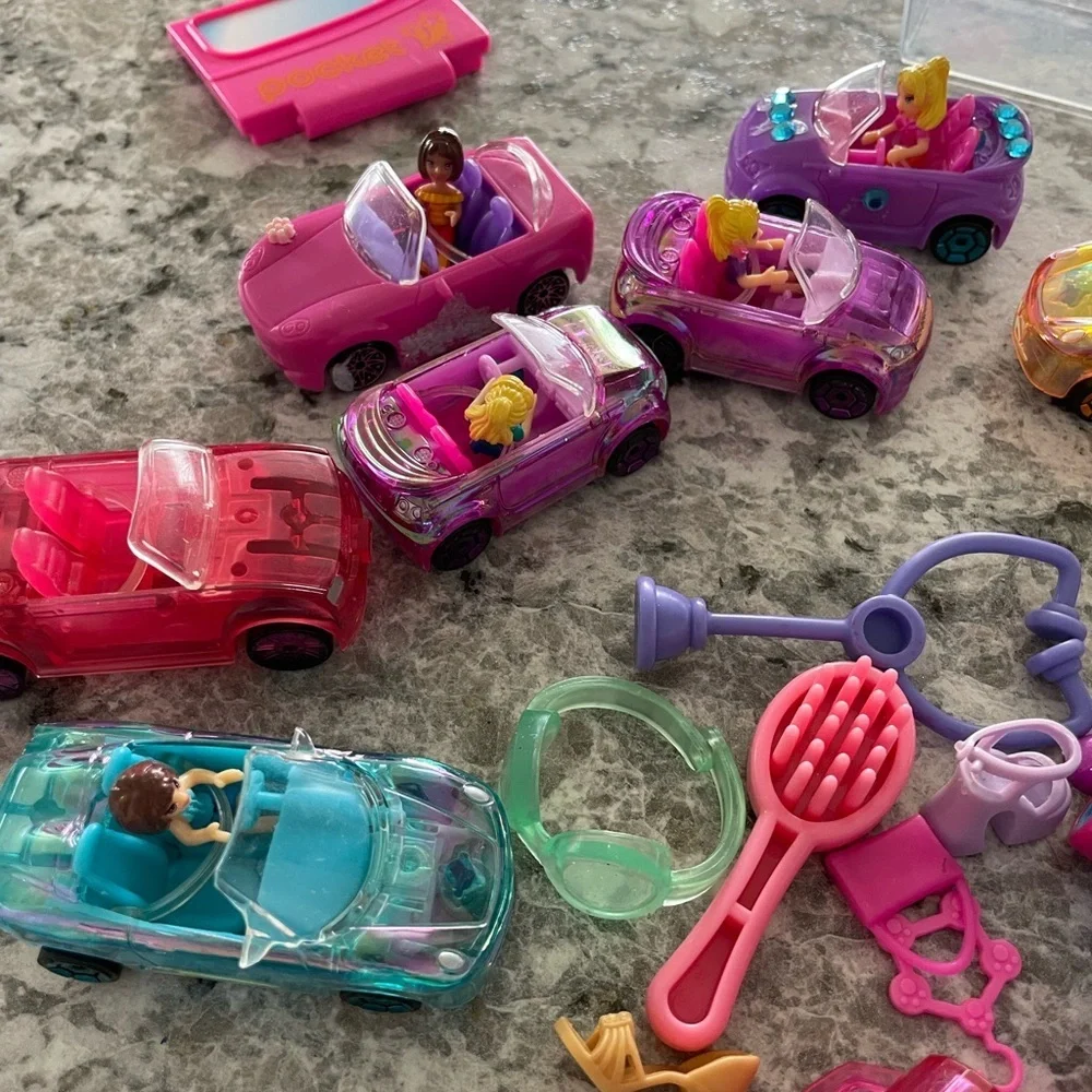 Polly Pocket Huge Lot over 200 pieces
